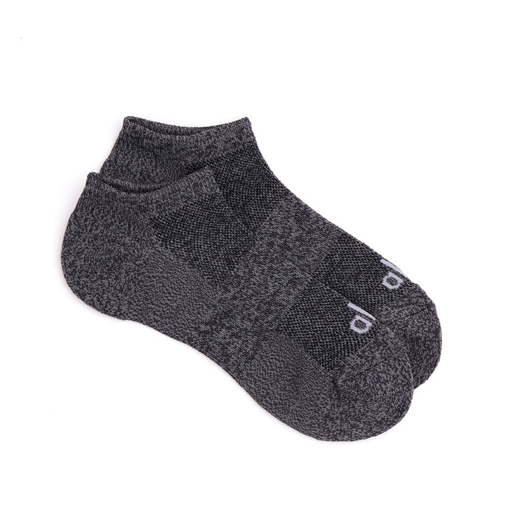 Alo Women’s Everyday Sock Dark Grey Heather/White Size S